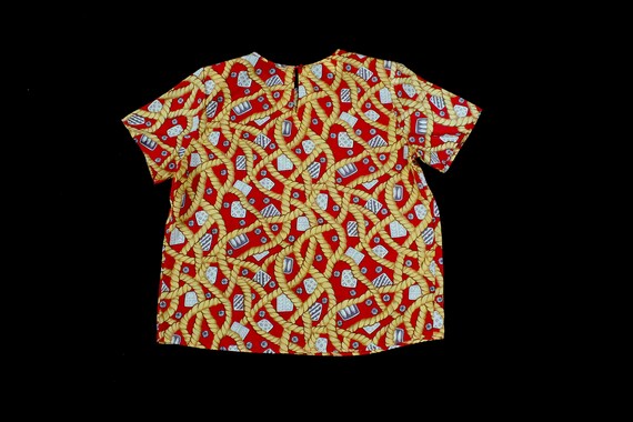 Vintage Abstract Blouse.. Sz. Lrg - image 2