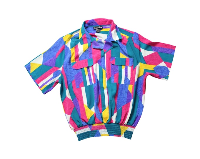 Vintage Abstract Blouse