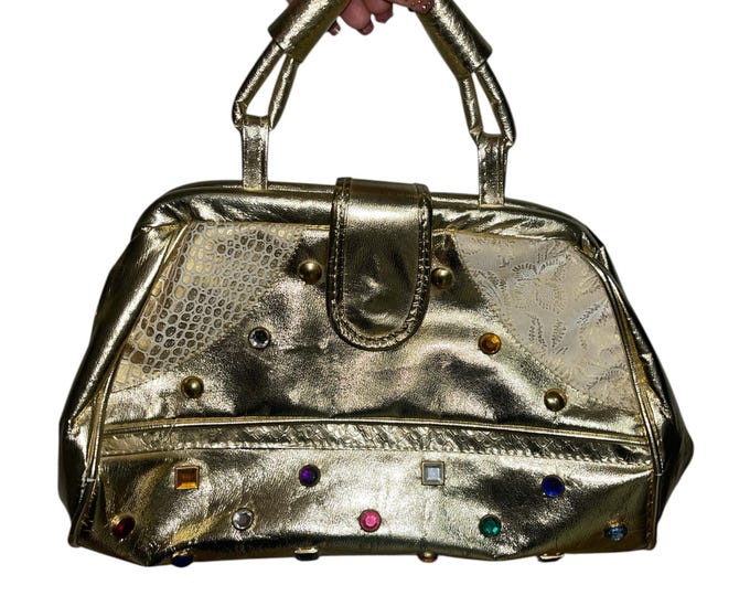 Vintage Gold Gem Purse