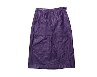 Vintage Leather Skirt...
