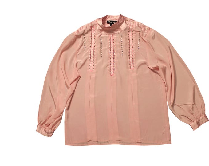 Vintage Rhinestone Blouse