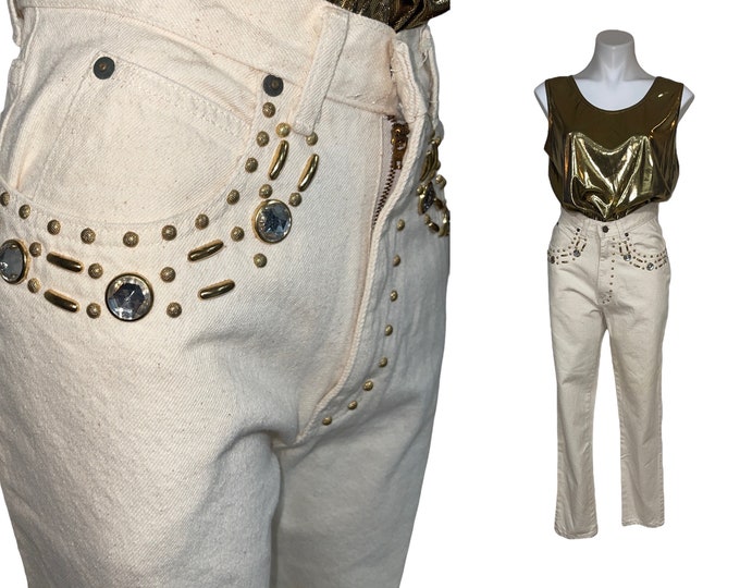 Vintage Jordache Studded Jeans sz 10