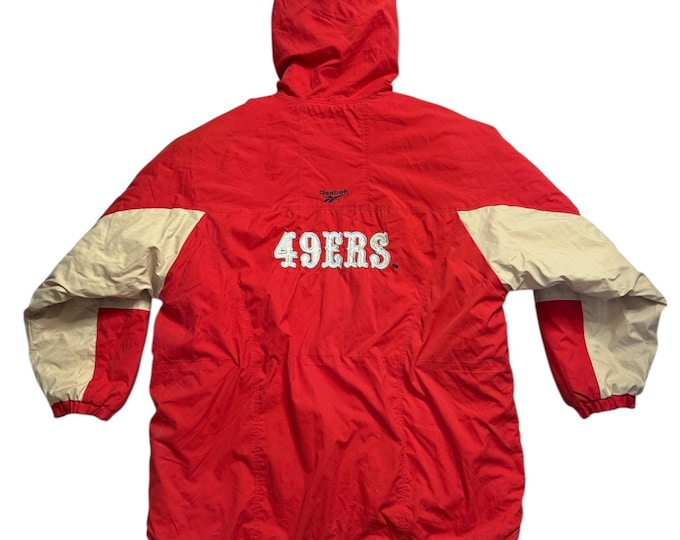 Vintage Reebok NFL Proline San Francisco 49ers Jacket... Sz XXL