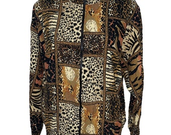 Vintage Animal Print Jacket.