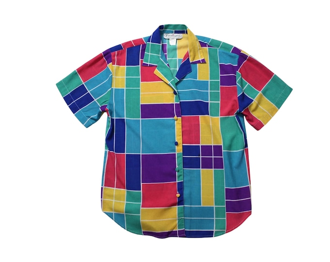 Vintage Abstract Blouse
