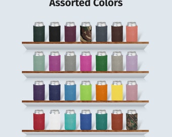 Blank Collapsible Neoprene Can Coolies Wholesale