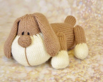 PDF KNITTING PATTERN - Barker the Dog Knitting Pattern Download From Knitting by Post. Download pdf