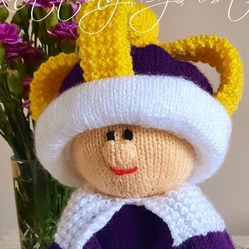 PDF Knitting Pattern King Charles III With Orb & Sceptre Etsy