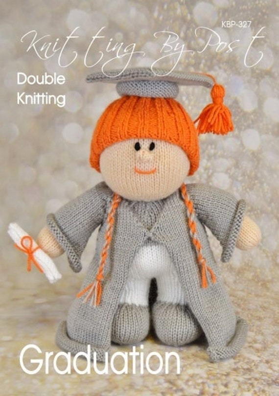 PDF KNITTING PATTERN Graduation Doll Knitting Pattern Etsy