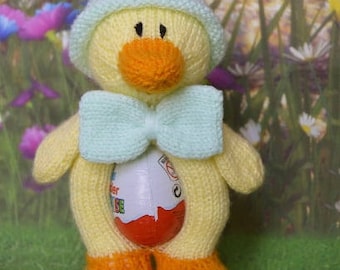 PDF KNITTING PATTERN - Danny the Chocolate Egg Duck Knitting Pattern Download From Knitting by Post. Pdf download