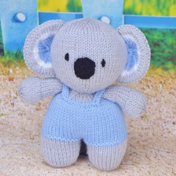 PDF KNITTING PATTERN - Koala Soft Toy Knitting Pattern Download From Knitting by Post. Pdf download
