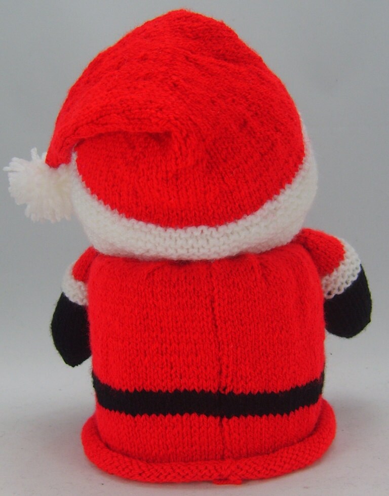 PDF KNITTING PATTERN Santa Toilet Roll Cover Knitting Etsy UK