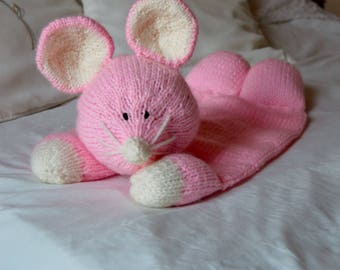 PDF KNITTING PATTERN - Mouse Pyjama Case Knitting Pattern Download From Knitting by Post