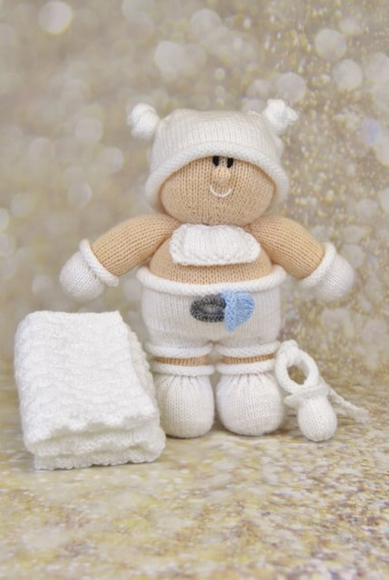 knitted baby toys