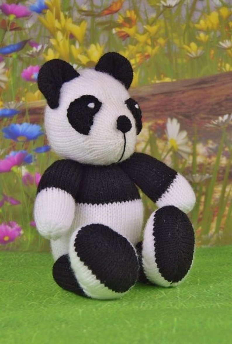 TOY KNITTING PATTERN Panda Knitting Pattern Download From Etsy
