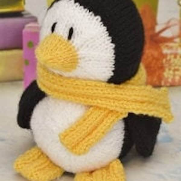 PDF KNITTING PATTERN - Penguin Soft Toy Knitting Pattern Download From Knitting by Post