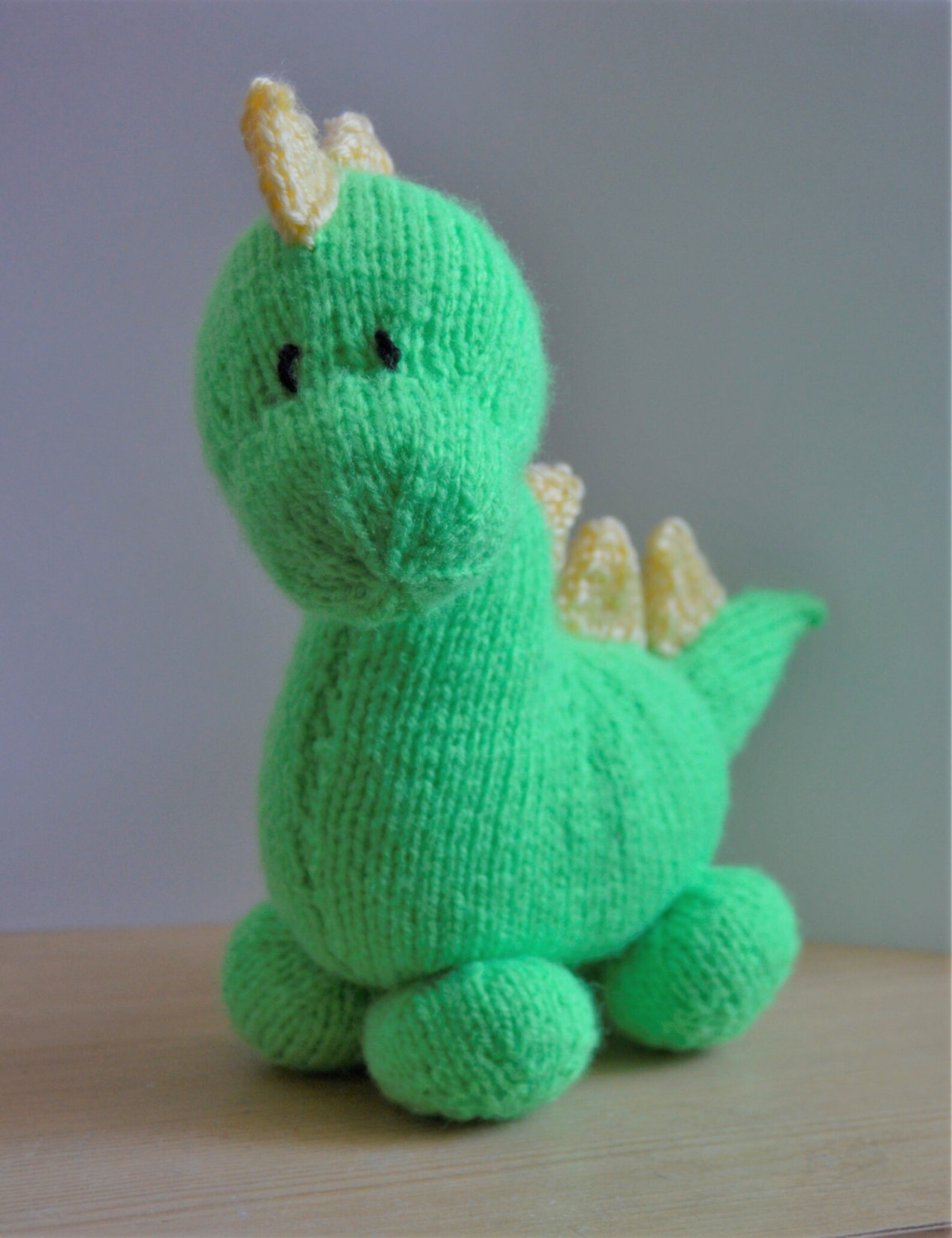 KNITTING PATTERN Dinky Dino Dinosaur Knitting Pattern Etsy