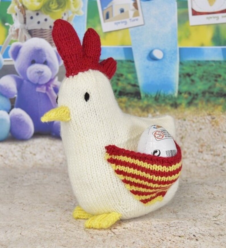 PDF KNITTING PATTERN Clucky the Hen Knitting Pattern Etsy