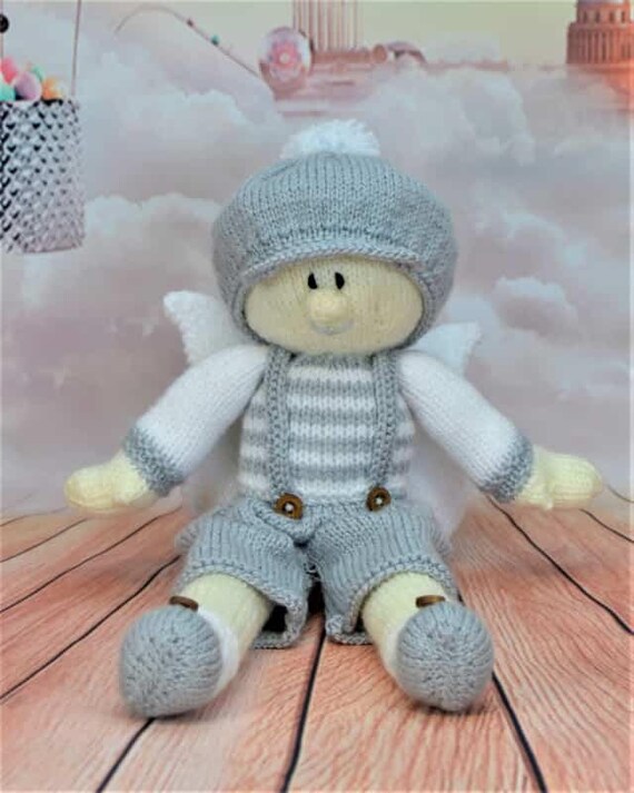 Pdf Knitting Pattern Boy Fairy Doll Knitting Pattern Etsy