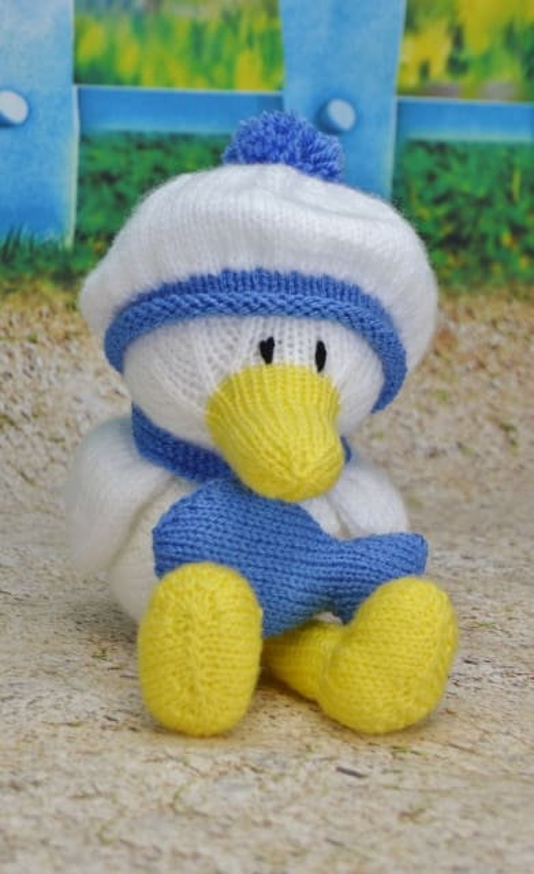 PDF KNITTING PATTERN Seasider Seagull Knitting Pattern Etsy