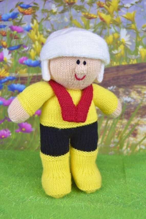 PDF KNITTING PATTERN Lifeboat Man Knitting Pattern Download Etsy UK