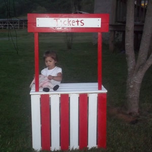 Ticket Booth Carnival Booth Popcorn Stand Cotton Candy | Etsy