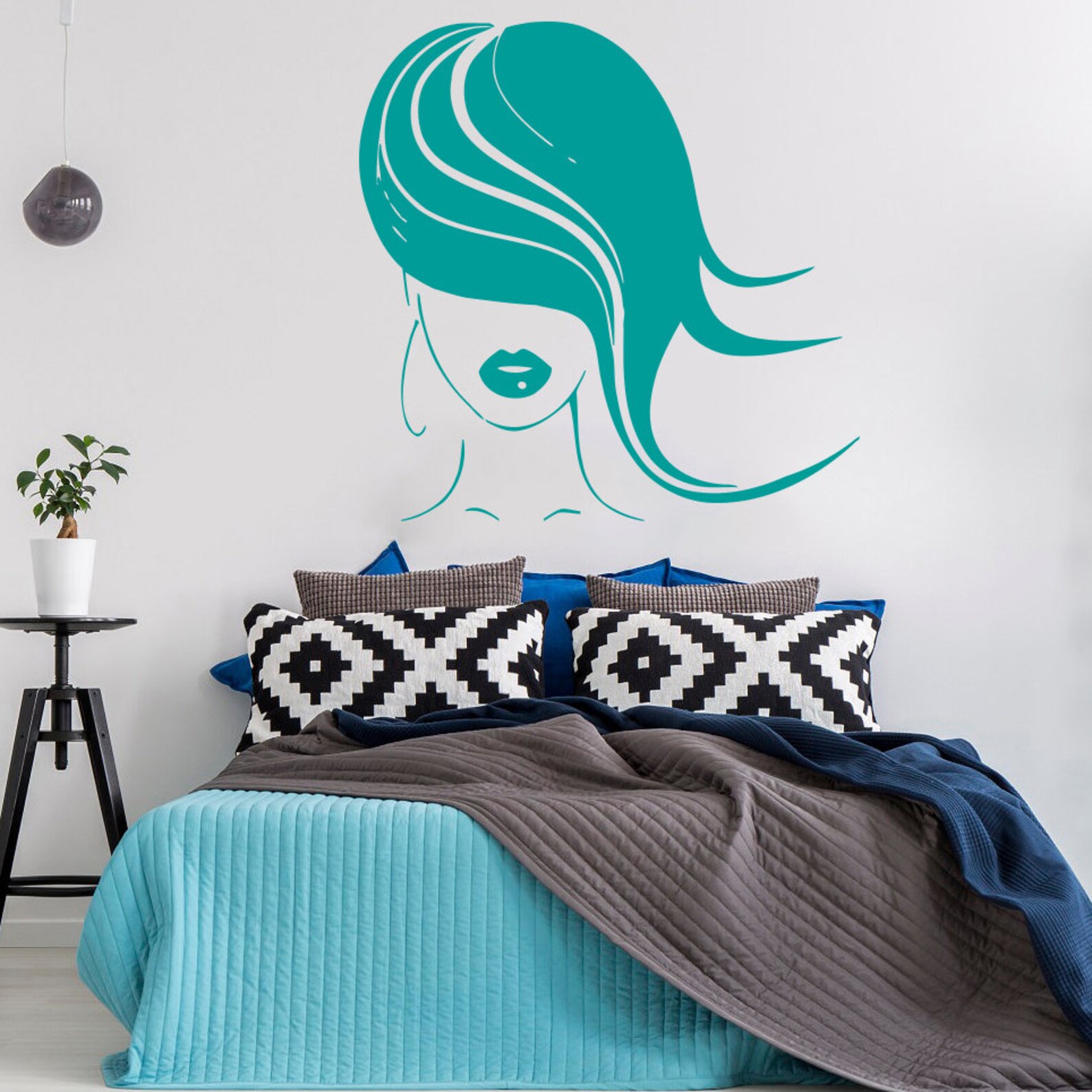 Makeup Wall Decal Vinyl Sticker Decals Home Decor Mural Make Etsy