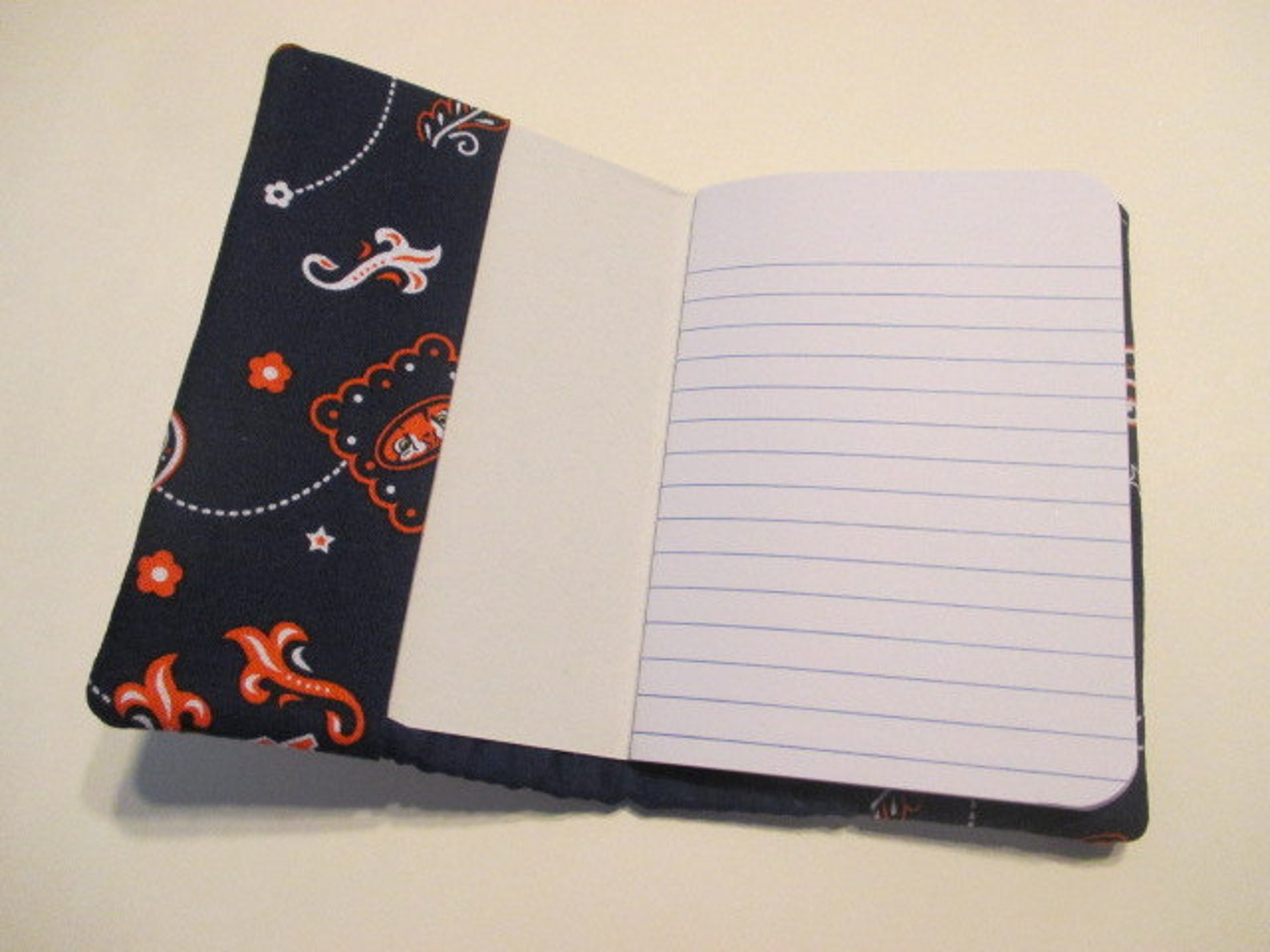 Quilted Mini Composition Book With Embroidered Reusable Cover Etsy