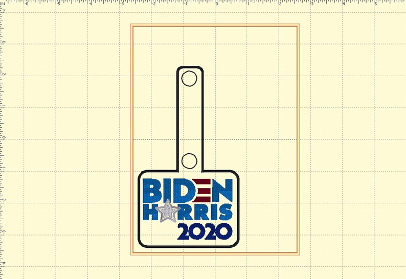 Presidential Biden Harris 2020 ITH XL Snap Tab Key fob | Etsy