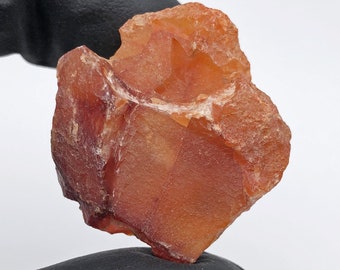 24g Raw Orange Red Oregon Carnelian Agate Nugget