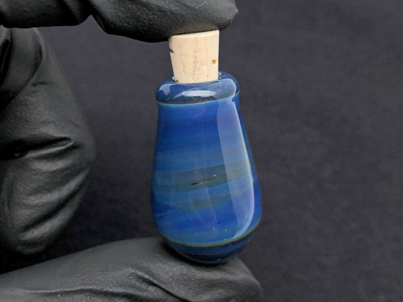 TINY cosmic apothecary magic potion bottle or stash jar image 1