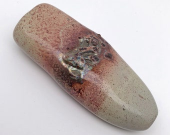 Glass River Cobble Stone Chillum Pipe//Super Discreet Sculpture Pipe//DISCOUNTED