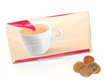 Recycling Portemonnaie aus Kaffeefolien