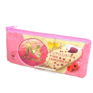 Trousse UP-cycling, trousse taille M Magnum Euphorio, ustensile pour stylos ou similaire pour sac, école et bureau