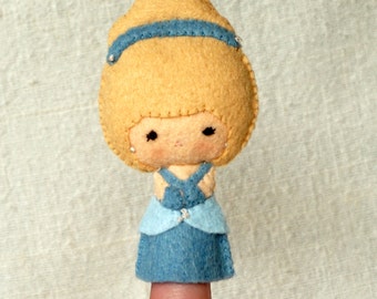 Felt Birch Doll Ornament #2 Embroidered Wool Felt Art Doll Nature Inspired Handmade Ornament *Ready to Ship