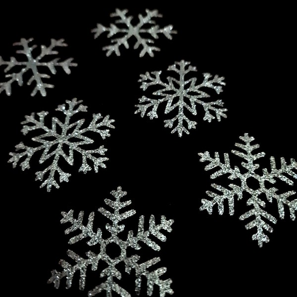 silver glitter frozen snowflake fabric iron on tshirt transfer patch 2 inch vinyl hotfix applique patch decal christmas stocking decoration