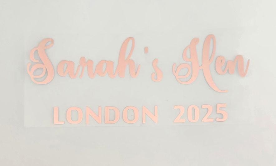 Custom Personalised Iron on Wedding Hen Party Girls Trip 2025 T Shirt ...