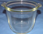 Pyrex Clear Glass Mixing Bowl Vtg Vintage Nesting Baking Cooking Kitchen