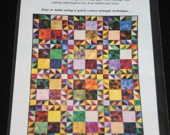 Impressioni rottami Quilt Pattern Lucy Fazely disegni 1999 Lap Quilt