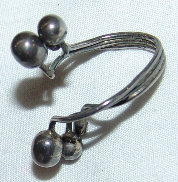 Sterling Silver Adjustable Ring Vintage Vtg Jewel… - image 3