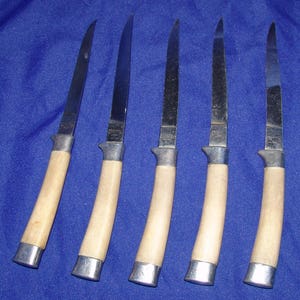 Federal Cutlery Co Stainless Steel Knives Vtg Vintage Cutlery Japan Lot 5 pcs Vintage Silverware Flatware