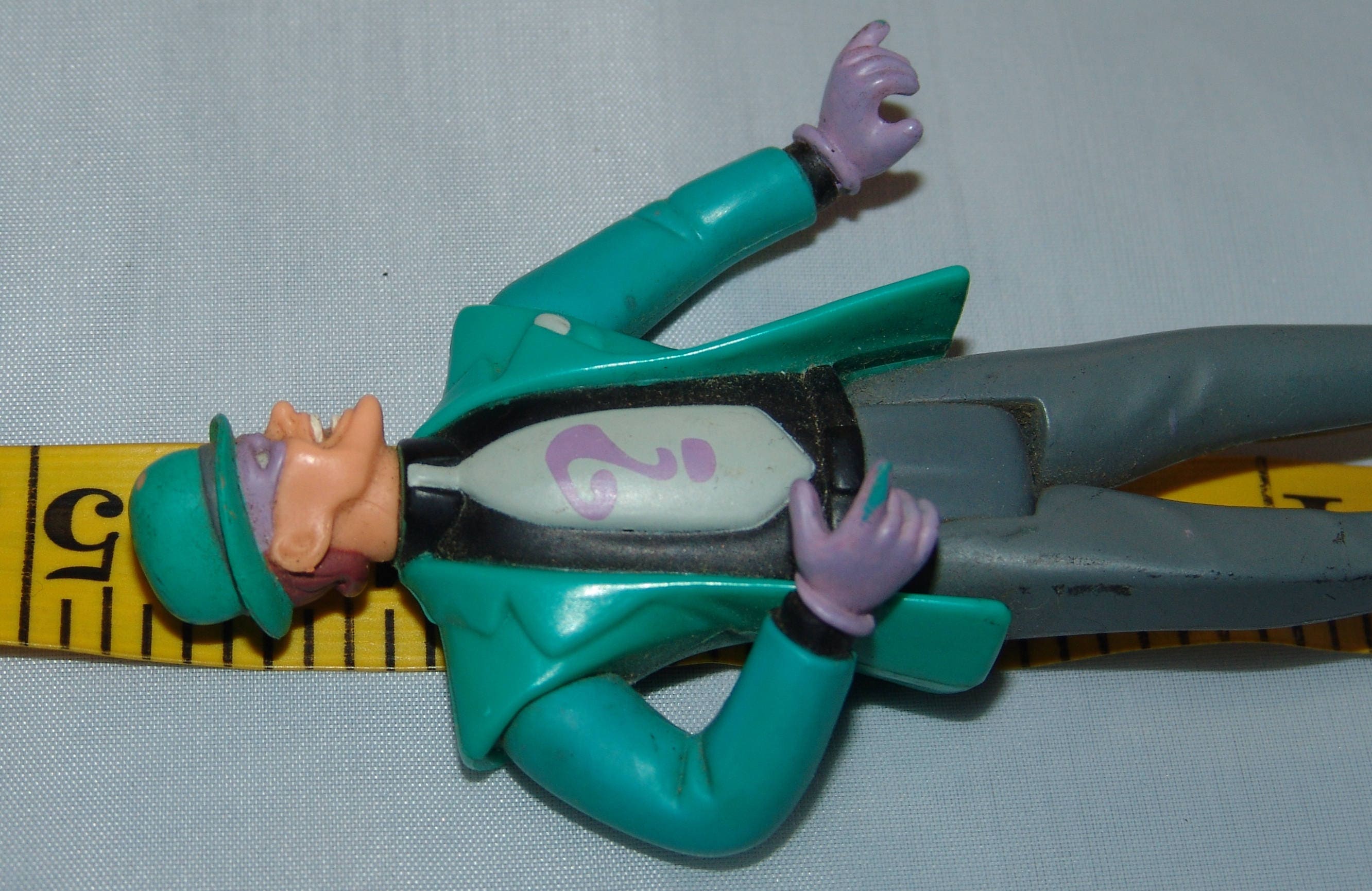 Kenner Riddler DC Comics Kenner the Riddler 1993 Vtg Action Figure Batman 4 3/4