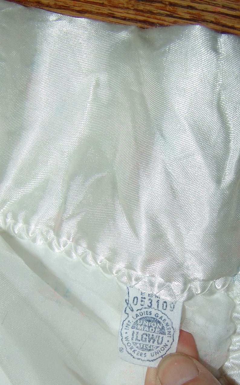 Vtg, Vintage, Baby, Blanket, Baby Blanket, Satin, Satin Trim, Pink