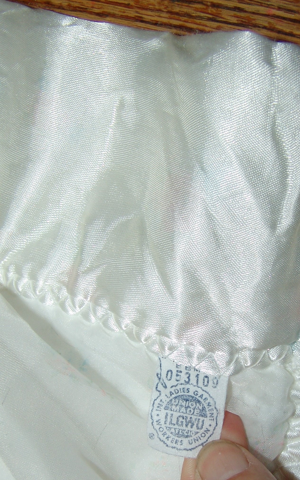 Vtg, Vintage, Baby, Blanket, Baby Blanket, Satin, Satin Trim, Pink, Blue, Floral, Sheer, Infant