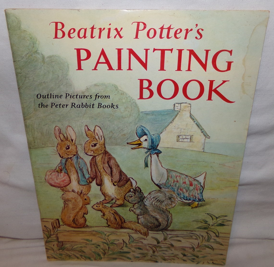 Beatrix Potters Painting Book Peter Rabbit Art Frederick Warne Etsy