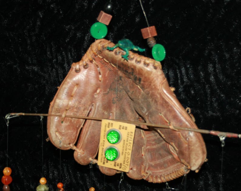 Homemade Wind Chime Windchime Boy Male Baseball Fishing Toys Etsy