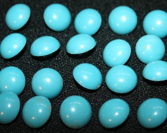 Lot 20pcs Vtg Light Blue / Turquoise Plastic Shank Buttons 1/2&quot; Diameter Vintage Clothing Crafts