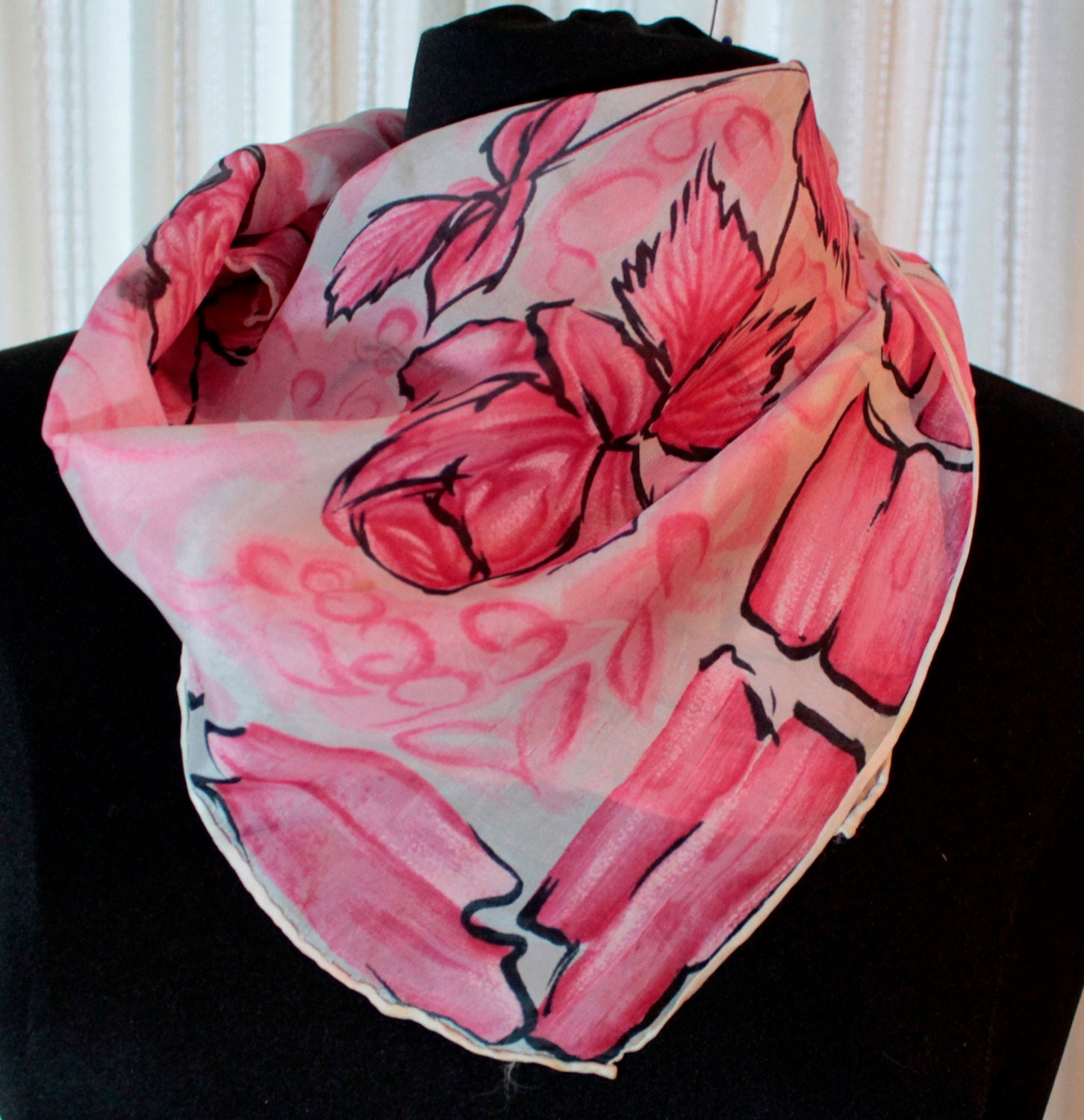 Winton and Waits Costa Floral Accessory Scarf main image 1