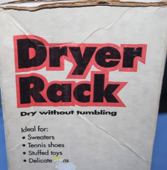 Dryer Rack Vtg Old Stock Dr 2 Door Rack Laundry Nos New In Box Etsy