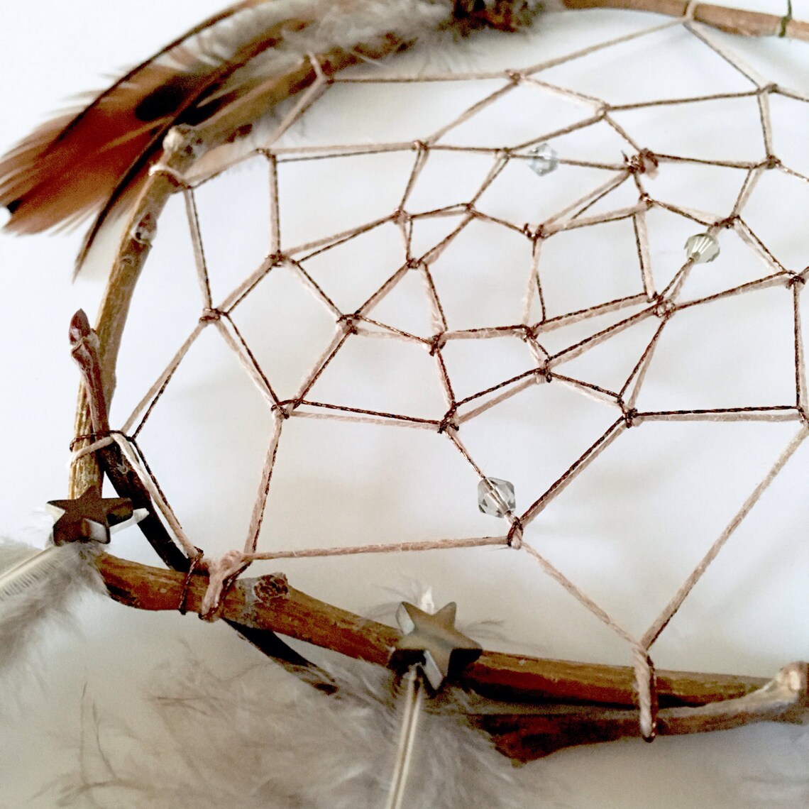 Willow Branch Dream Catchers con le piume cruelty Free di Etsy